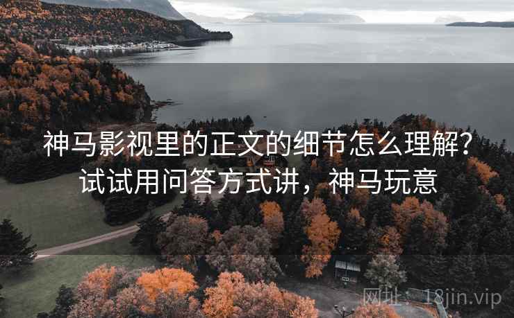 神马影视里的正文的细节怎么理解？试试用问答方式讲，神马玩意